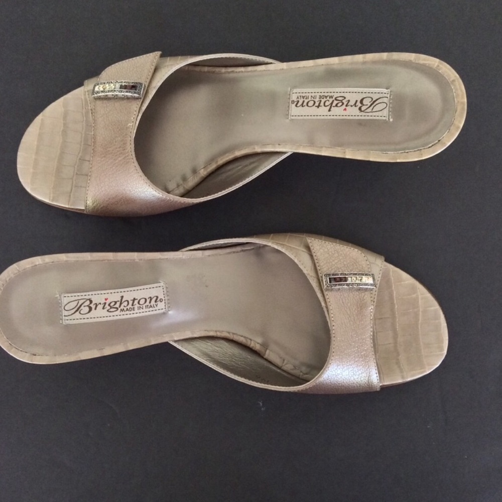 BRIGHTON LEATHER JEWELED SANDAL - Picture 4 of 8